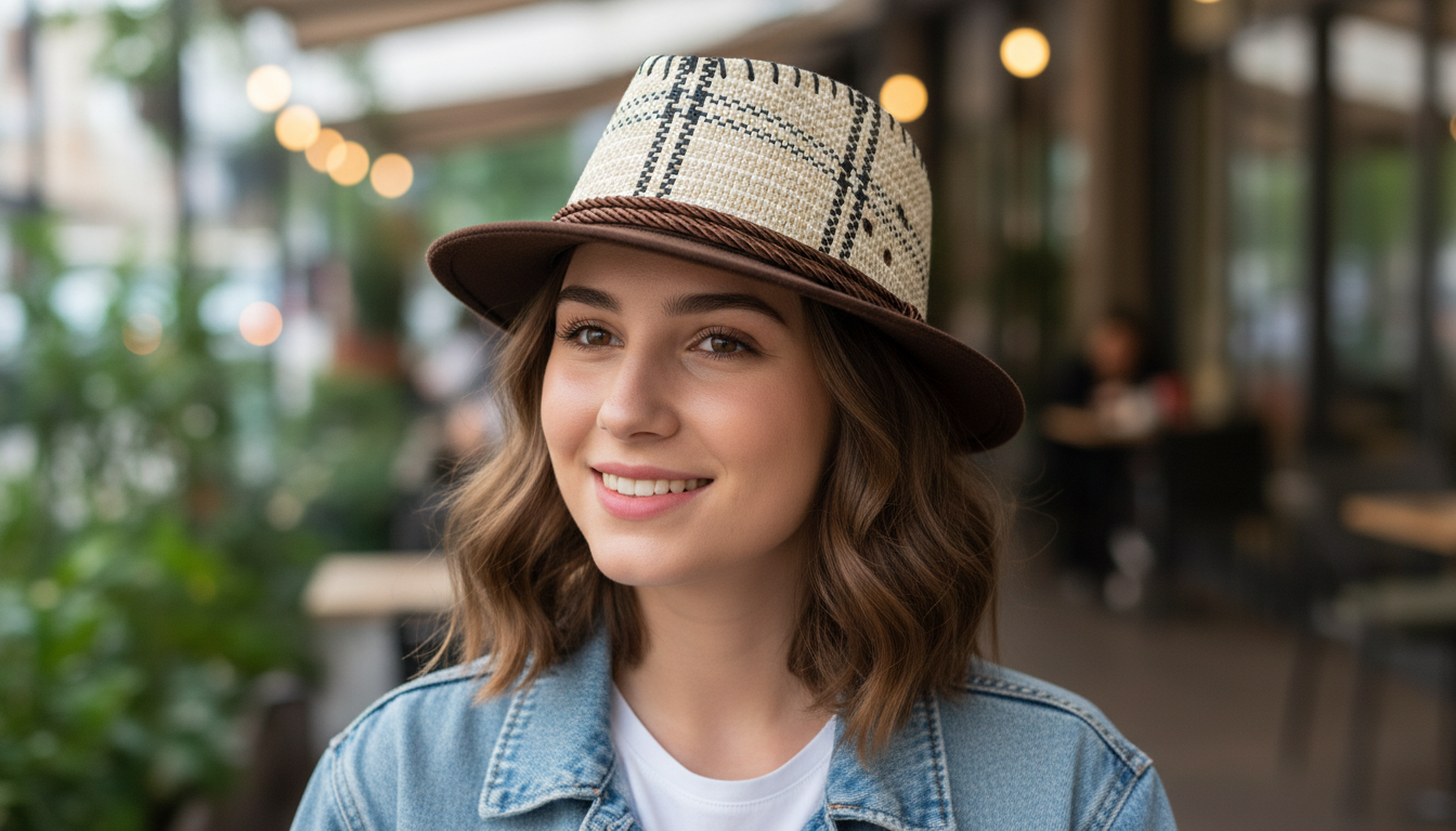 Rustic Woven Cowboy Hat