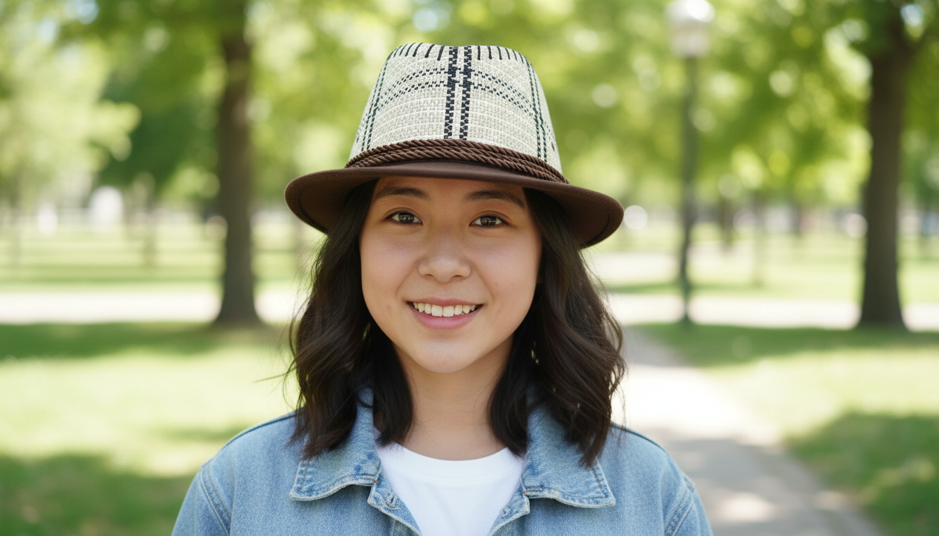 Rustic Woven Cowboy Hat