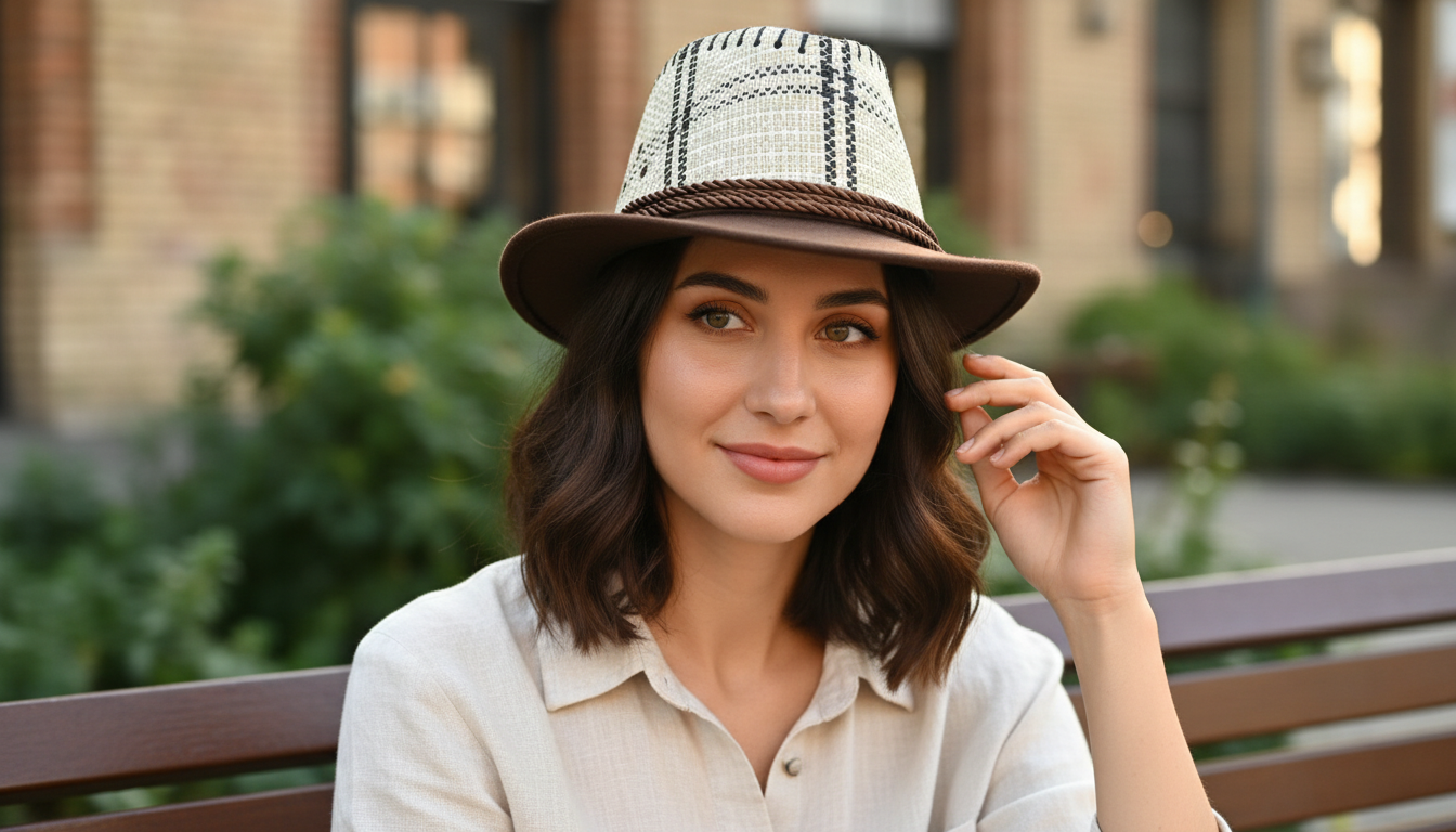 Rustic Woven Cowboy Hat