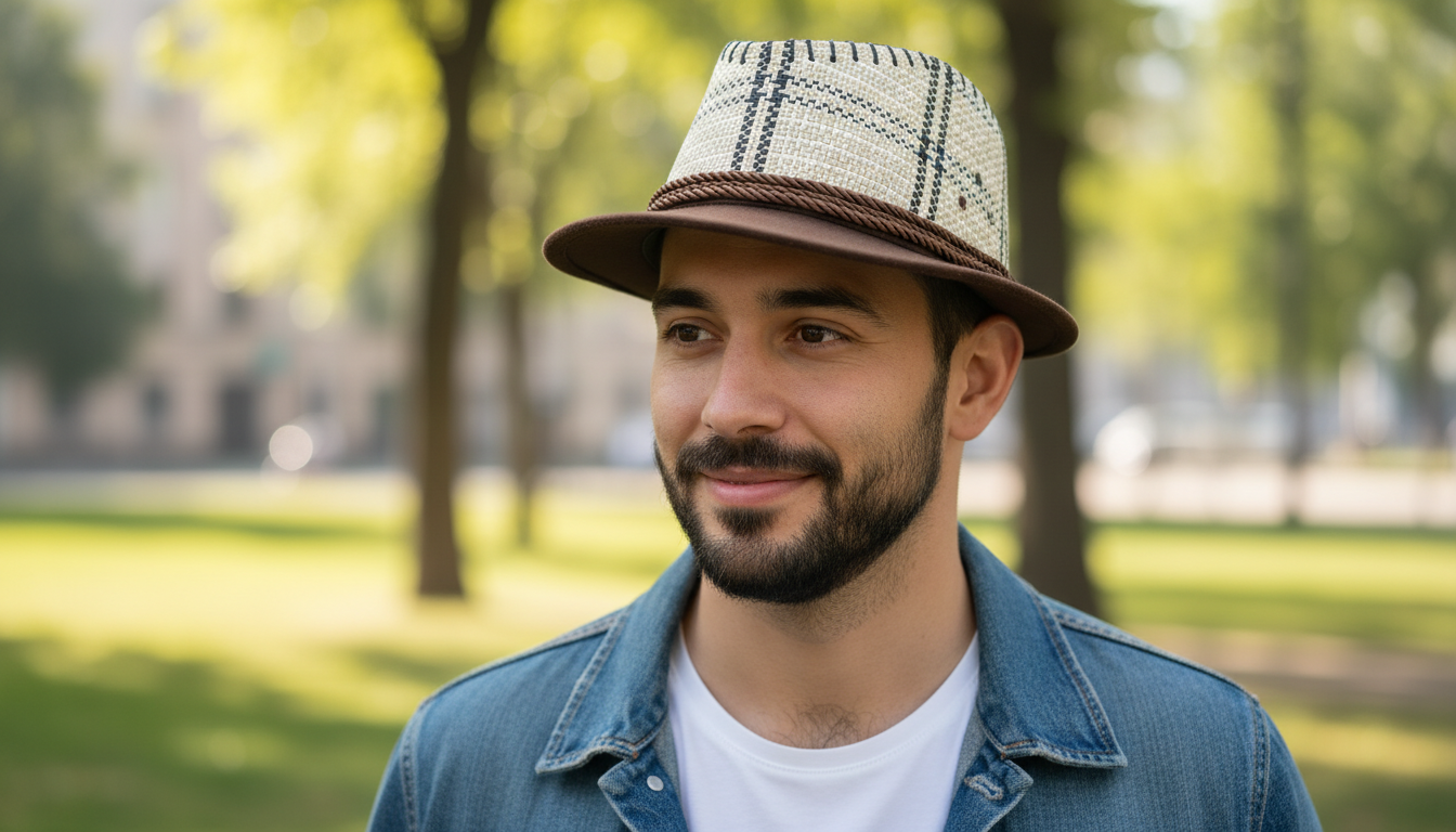 Rustic Woven Cowboy Hat