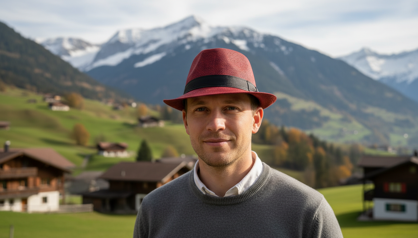 Crimson Classic Fedora Hat