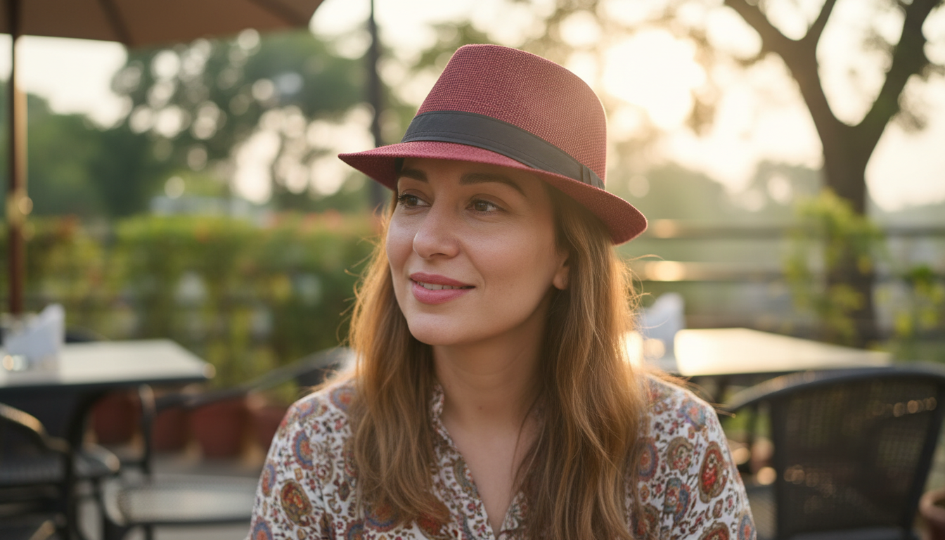 Crimson Classic Fedora Hat