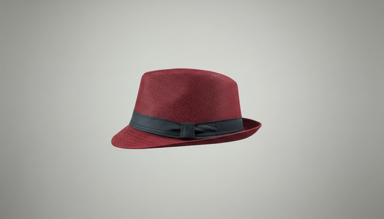 Crimson Classic Fedora Hat