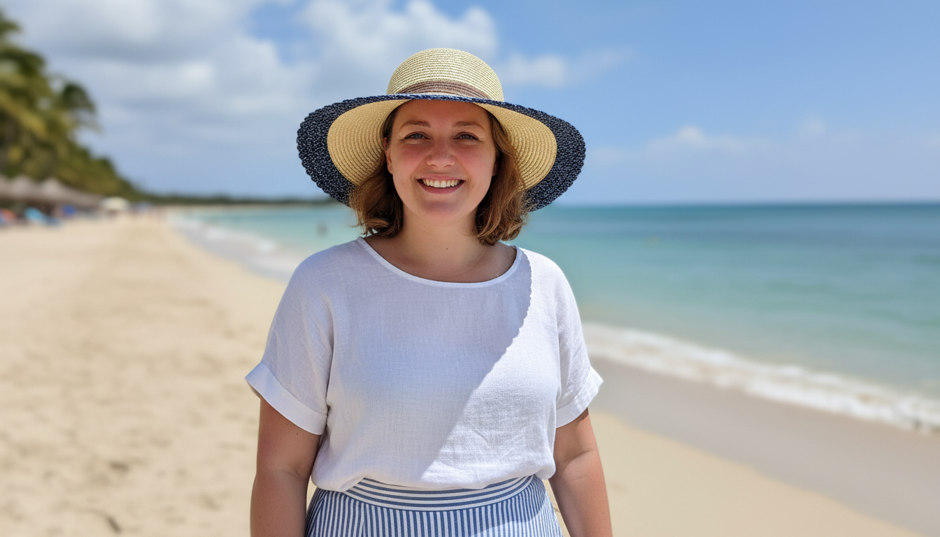Coastal Wave Sun Hat