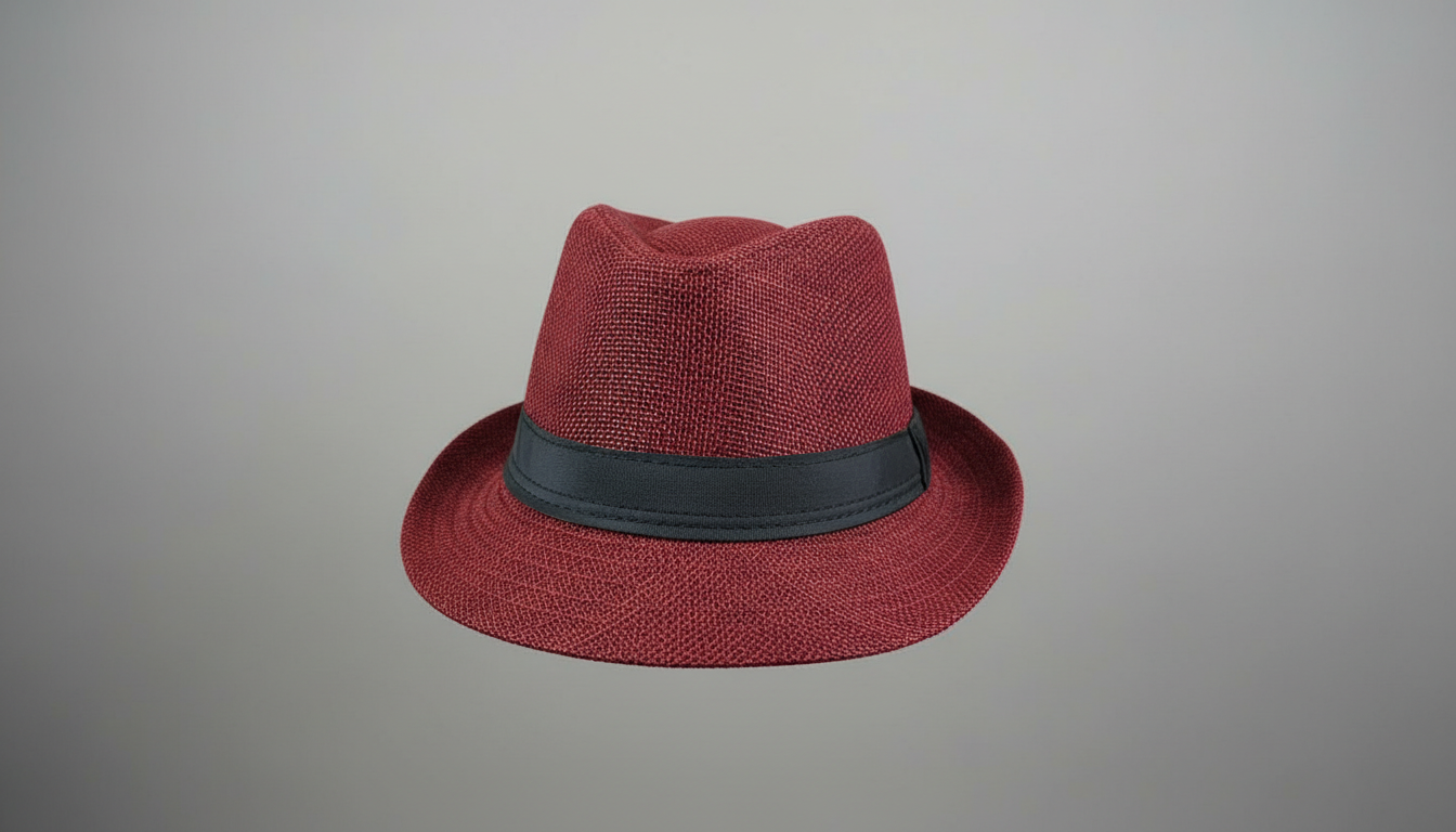 Crimson Classic Fedora Hat