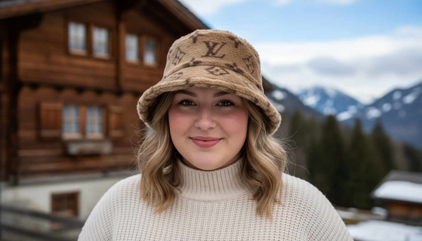 Luxury Plush Monogram Bucket Hat