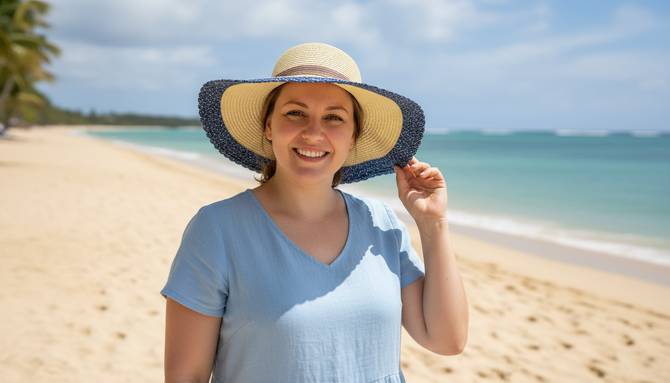 Coastal Wave Sun Hat