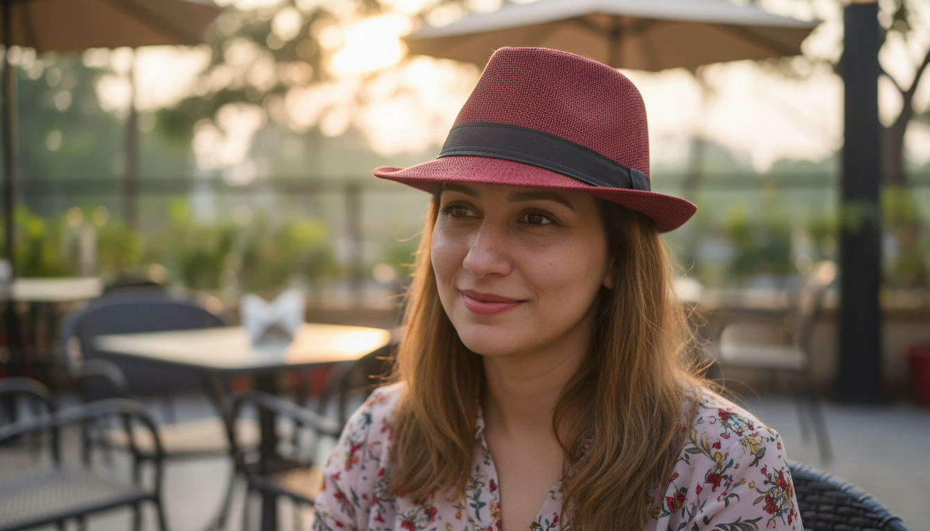 Crimson Classic Fedora Hat