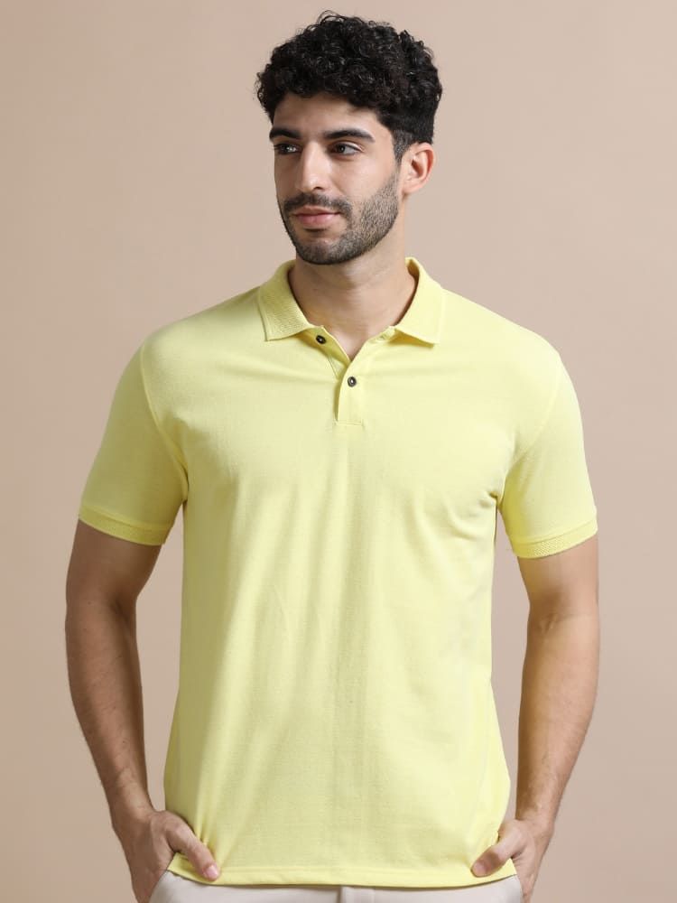 Jacquard Polo T‑Shirt