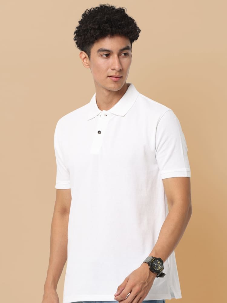Jacquard Polo T‑Shirt