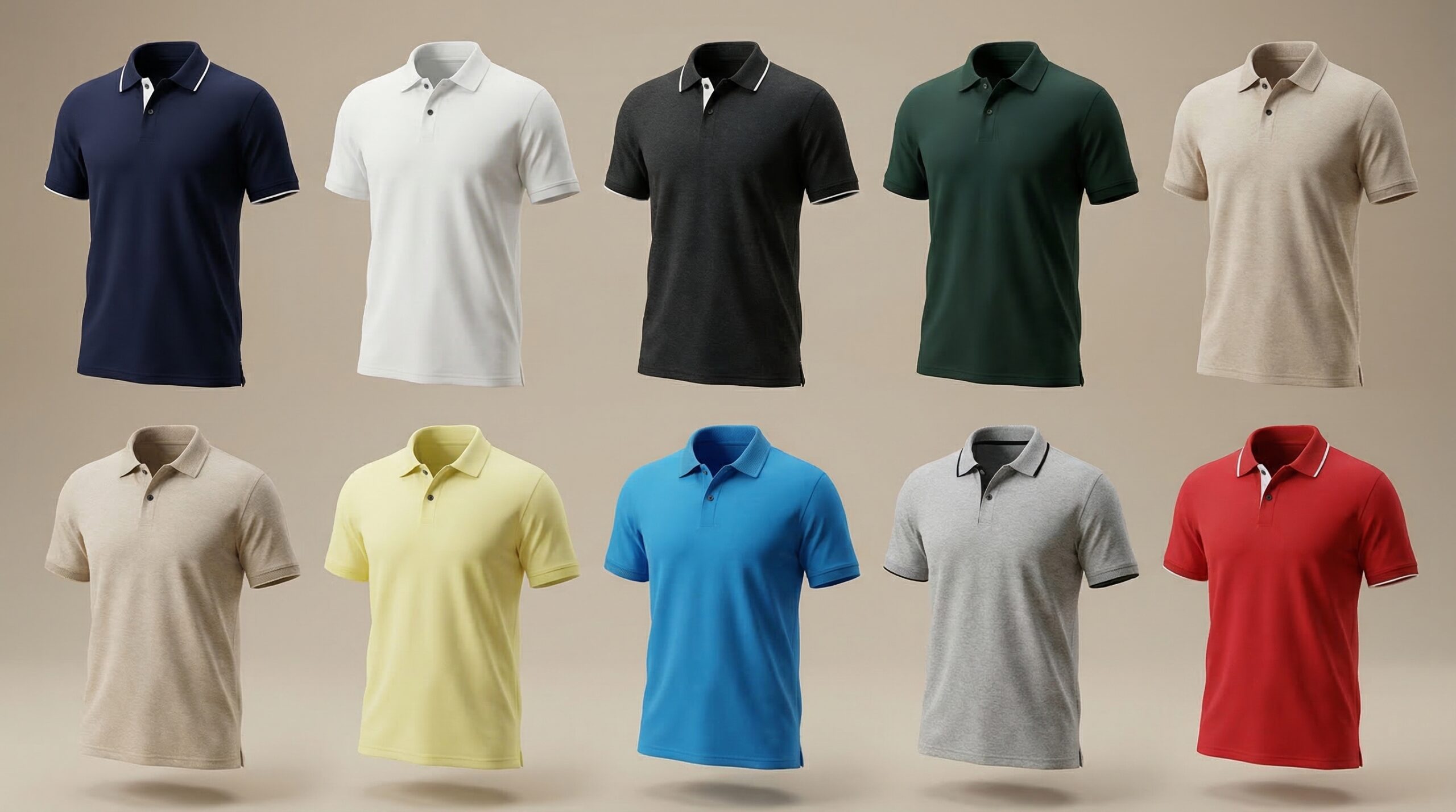 Jacquard Polo T‑Shirt