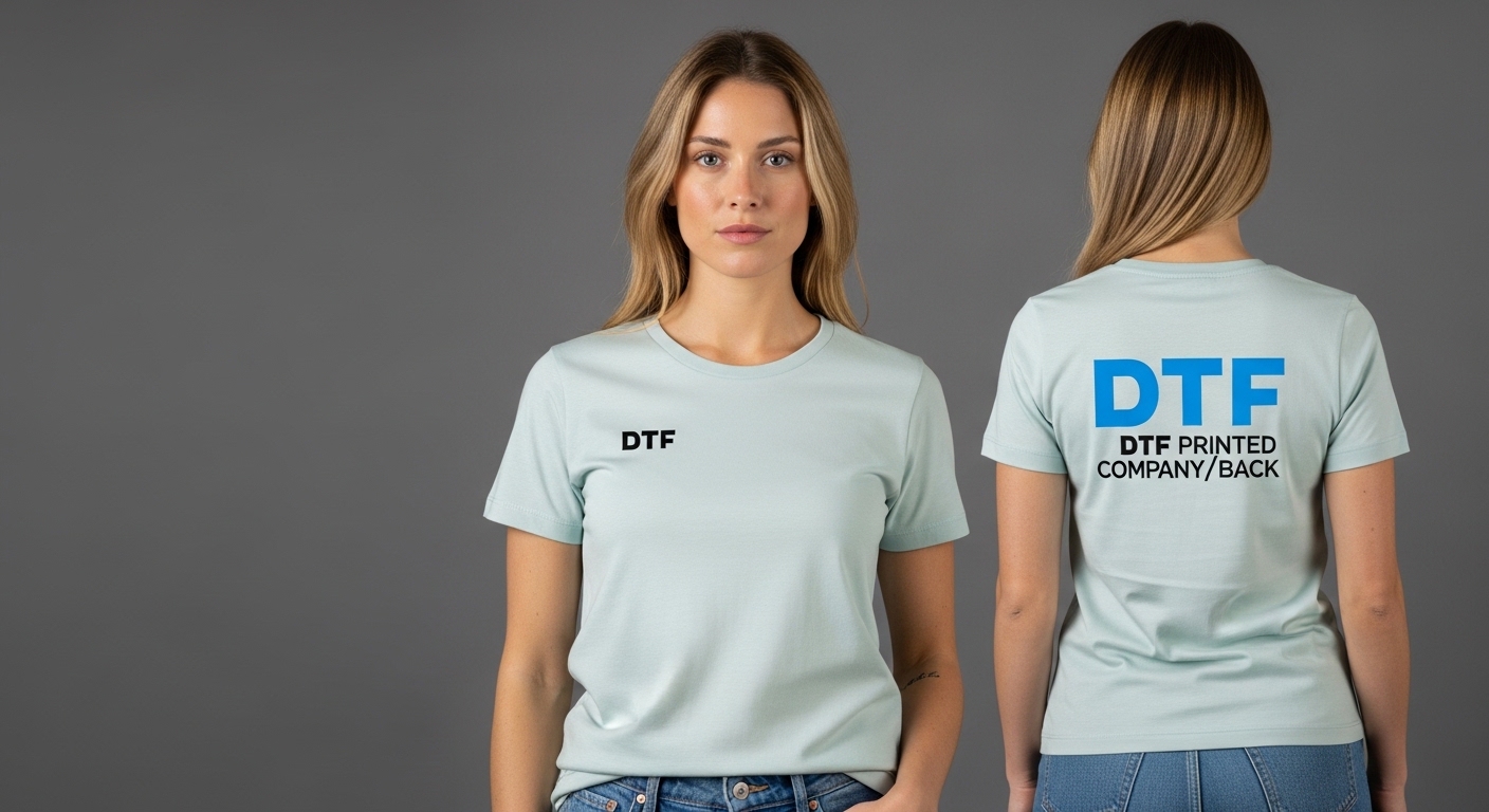 Custom DTF Print Polo T‑Shirt