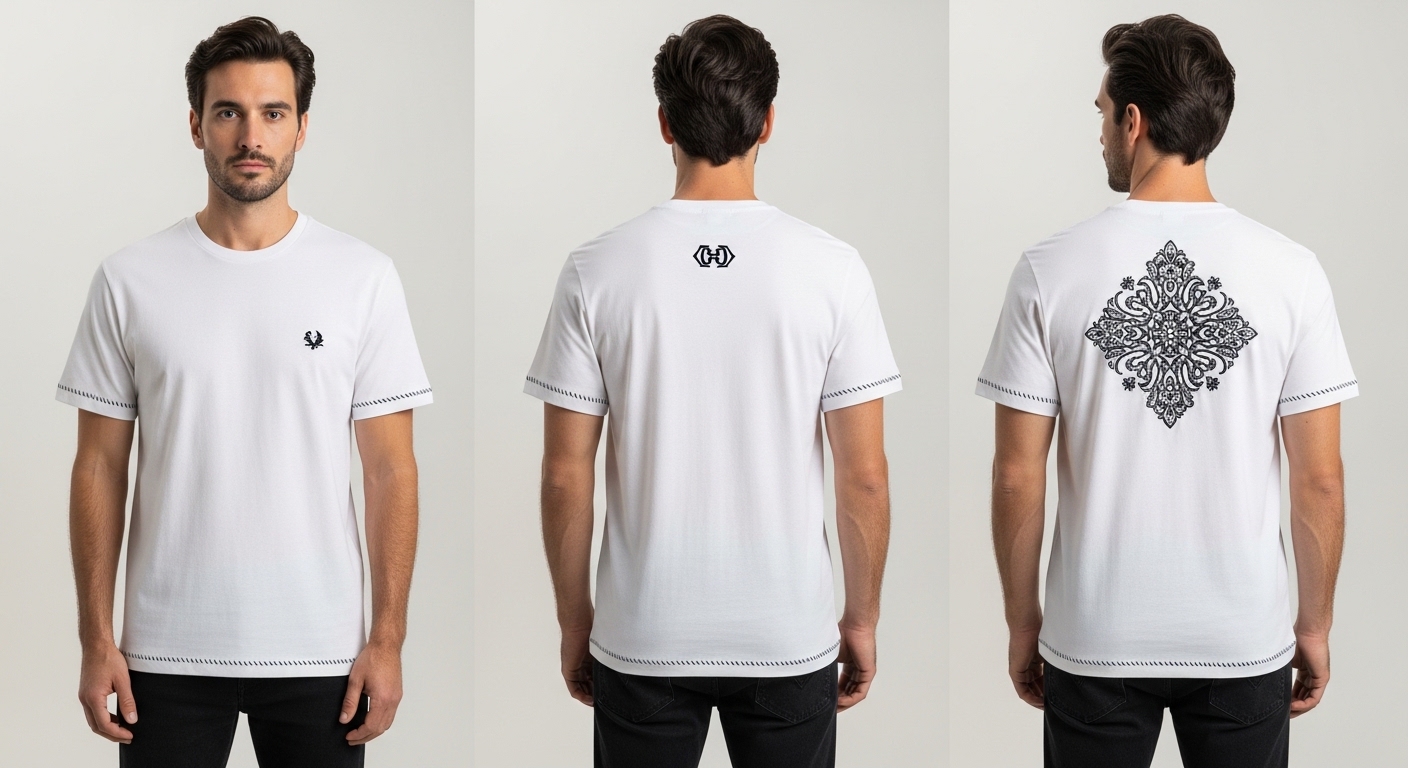 Custom Embroidered Polo T‑Shirt