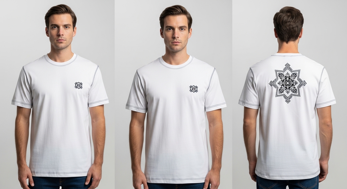 Custom Embroidered Polo T‑Shirt