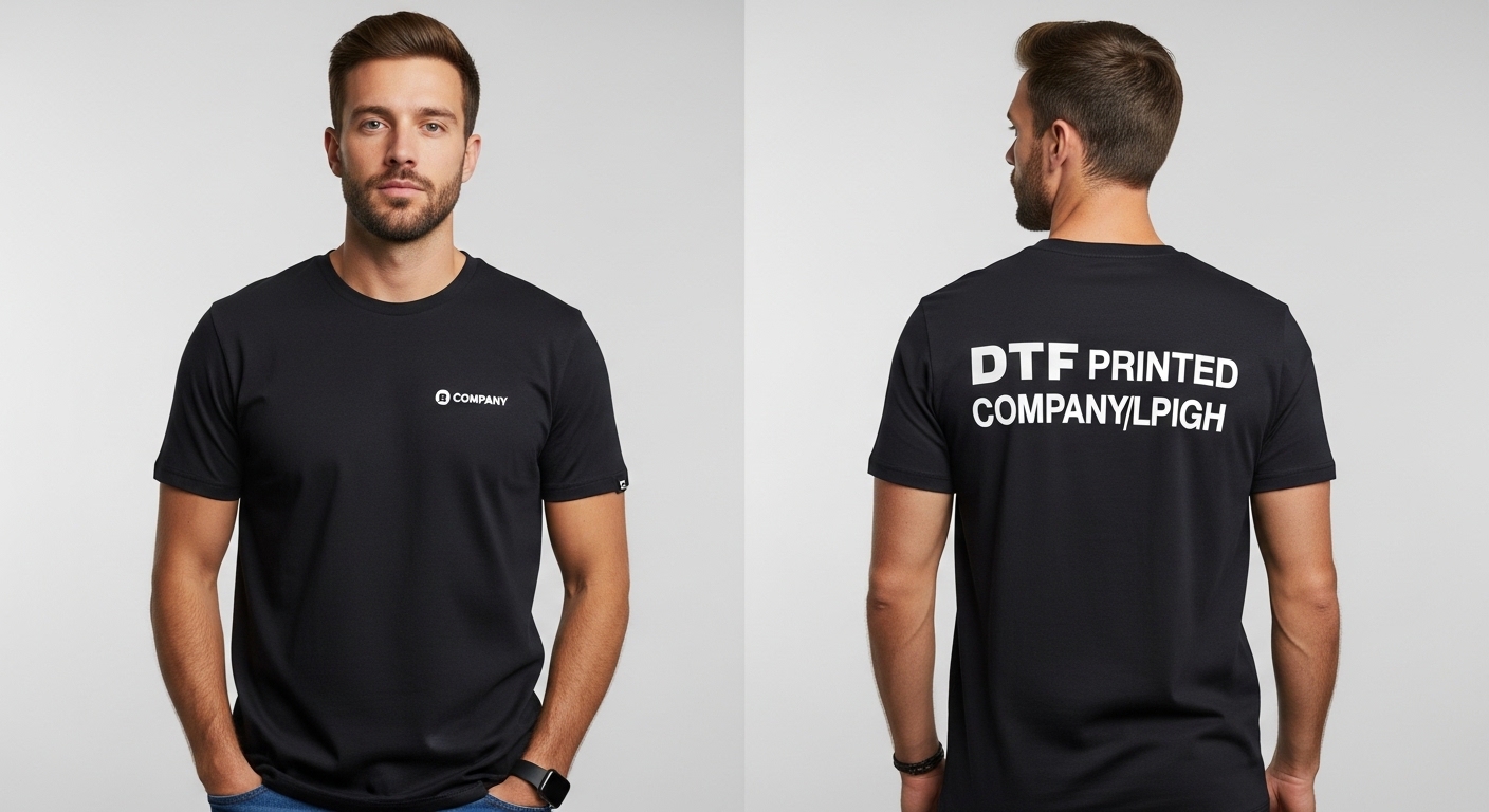 Custom DTF Print Polo T‑Shirt